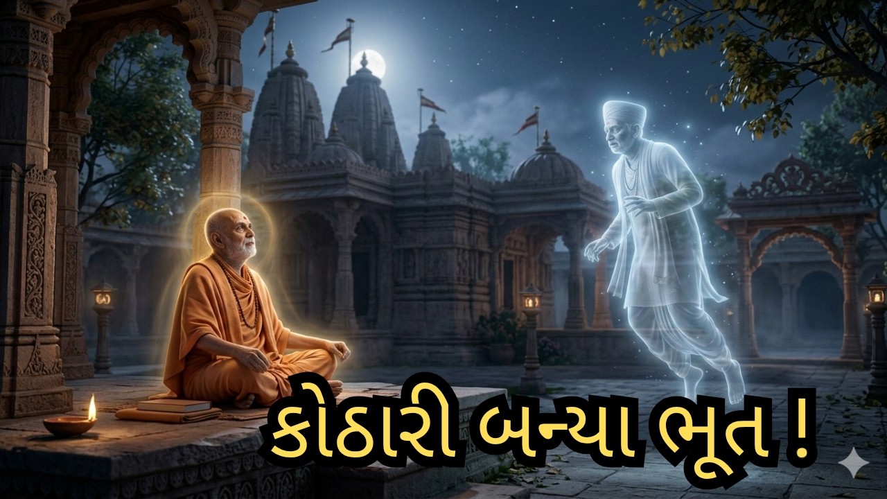 કોઠારી બન્યા ભૂત! | સંતે કેવી રીતે મુક્તિ આપી?”| કાલુપુર સ્વામિનારાયણ મંદિર નો અનોખો પ્રસંગ |BAPS