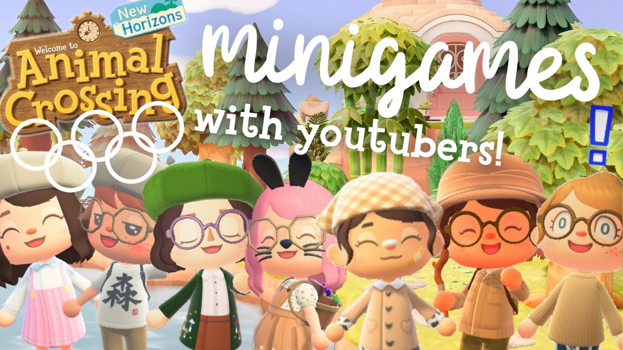 chaotic minigames with ACNH YOUTUBERS!