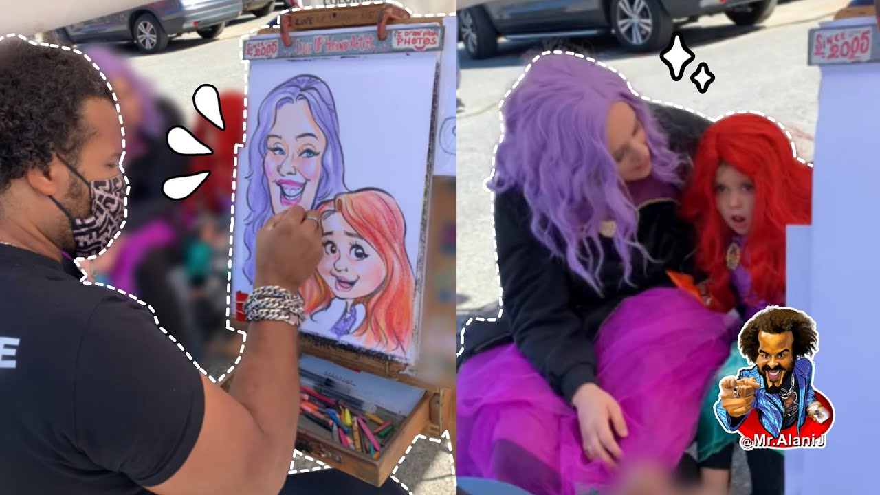 Bushkill Park Caricatures with Alani J • World’s Fastest Caricaturist