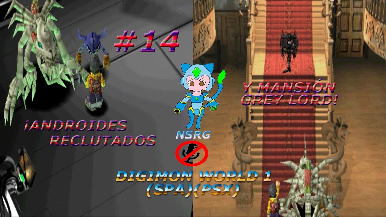 14-¡Androides Reclutados y Mansión Grey Lord! (Digimon World 1)(SPA)(PSX)(Sin Comentario)