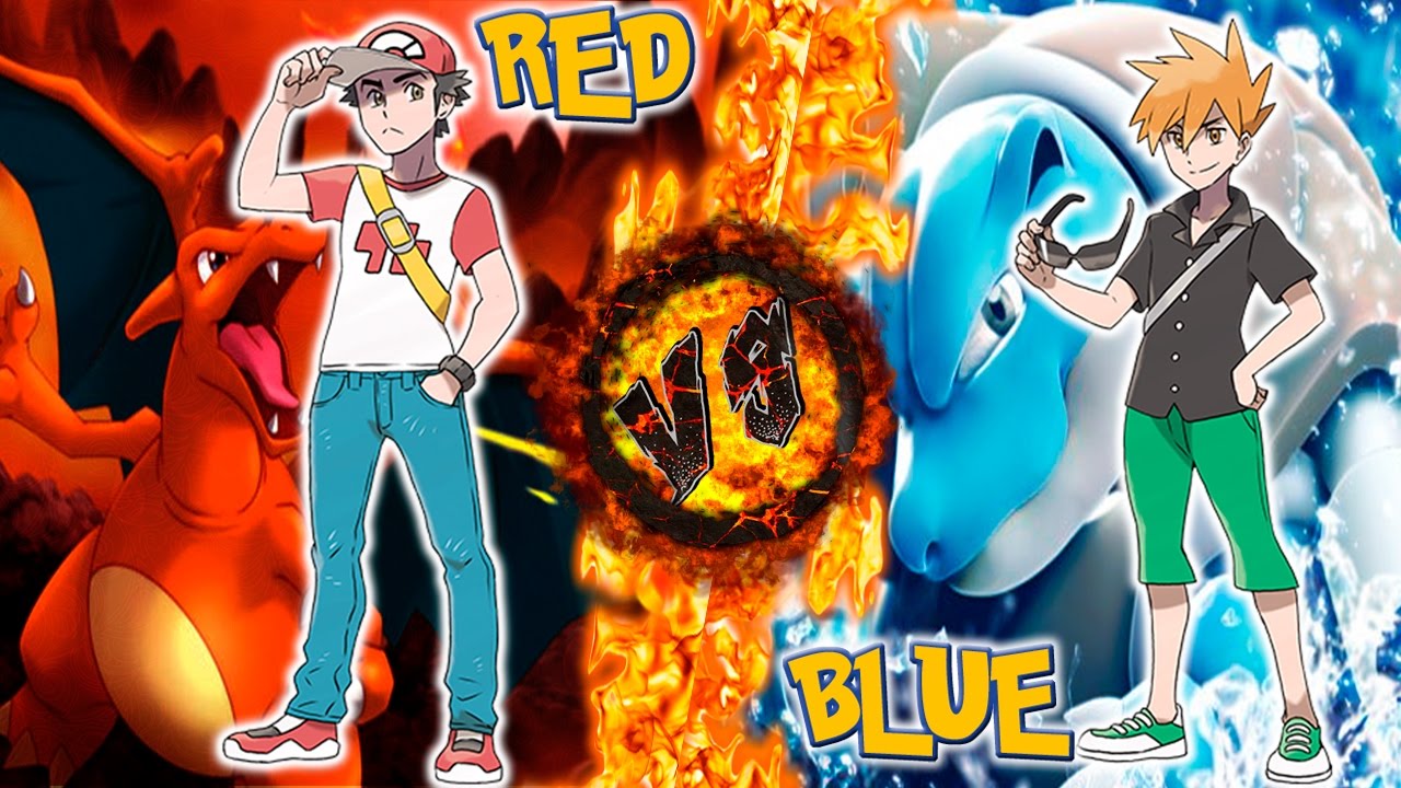 RED VS BLUE RAP | CHOQUE DE TITANES | RAP DE POKEMON | CASG