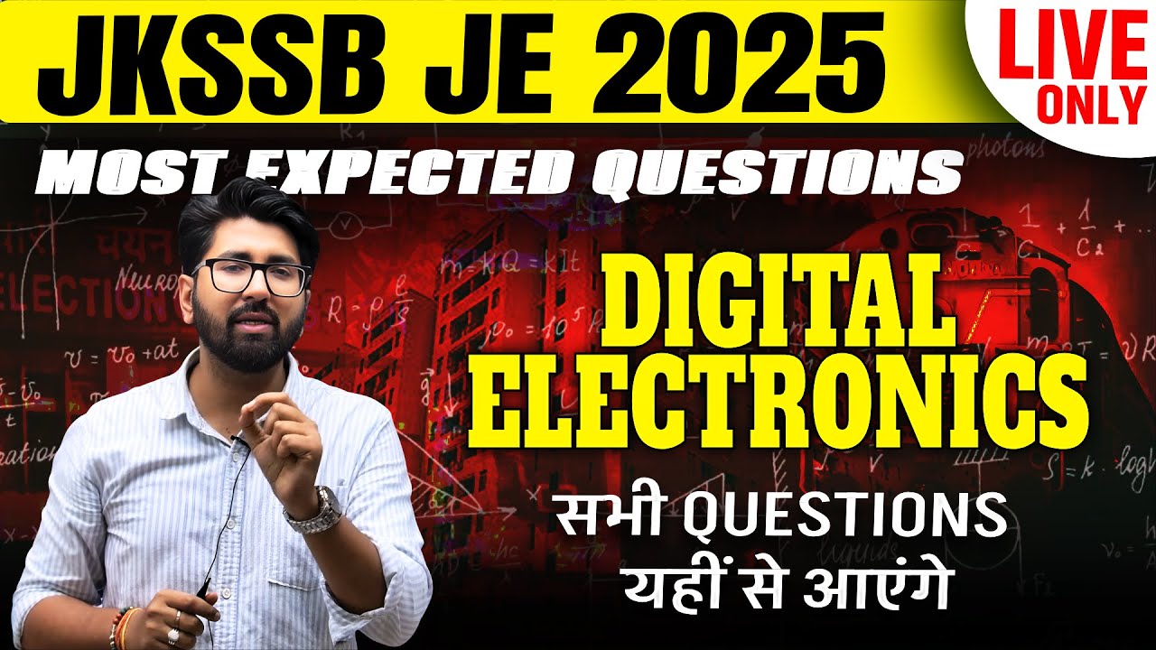 Digital electronics MCQs | JKSSB JE 