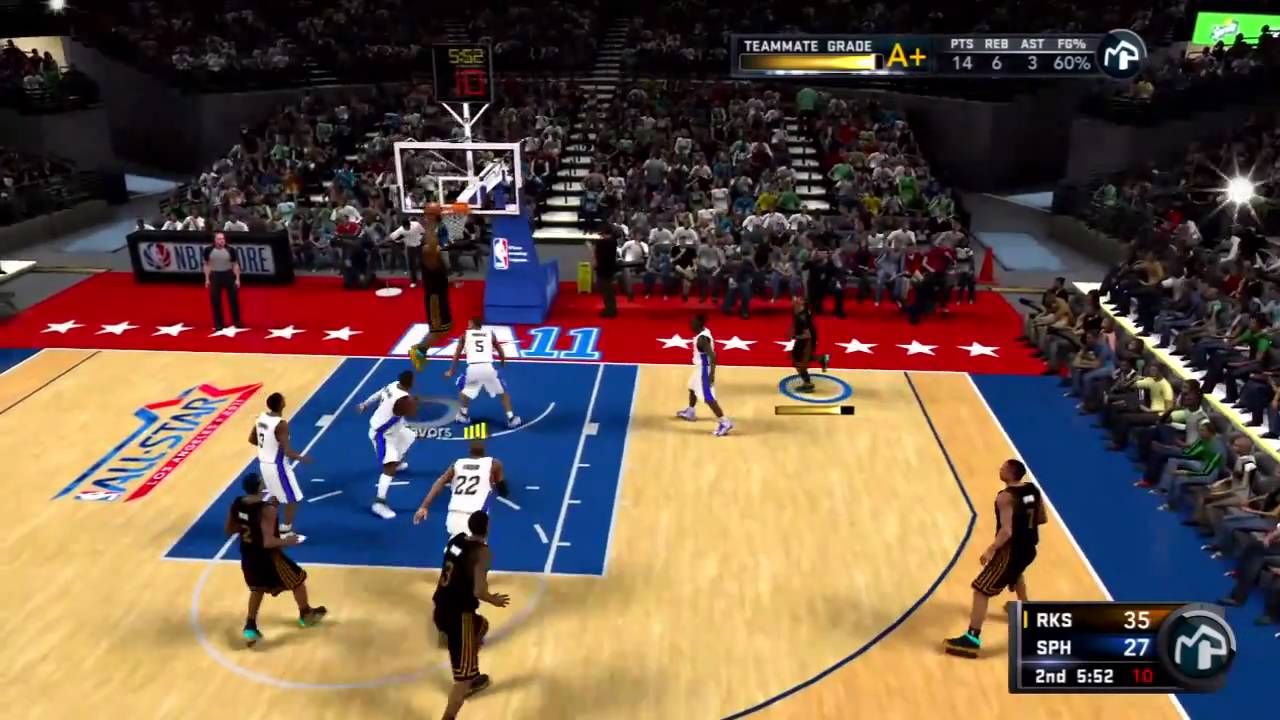 NBA 2K11 My Player - Rookie Sophomore All-Star Game