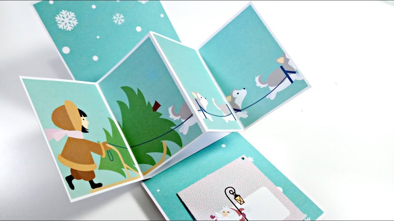 Tarjeta Navideña Twist Pop Up | Cardmaking