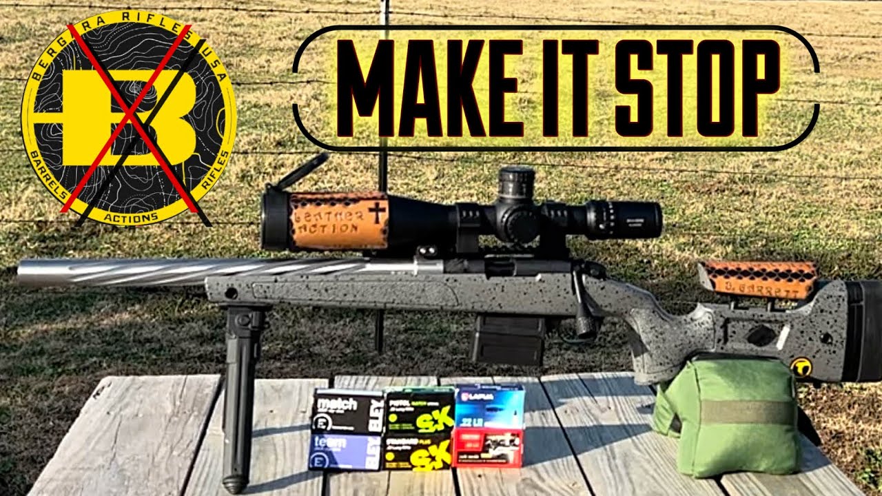 Bergara B14R Ammo Testing. Ibi barrel!