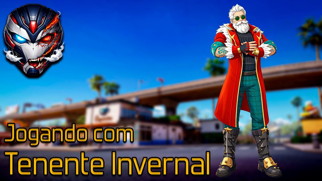 Jogando com a Skin Tenente Invernal