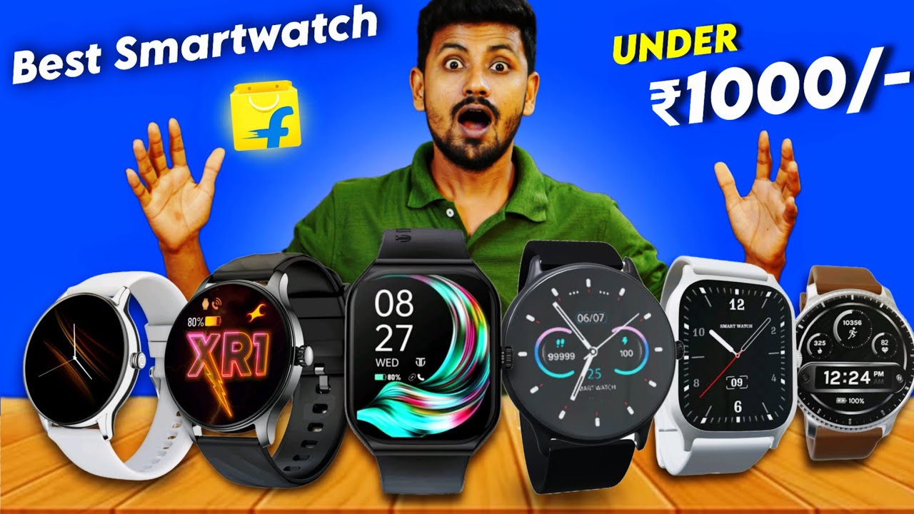 Top 5 🔥Best Smartwatches Under ₹1000 in India (2026) ⌚🔥 Best Picks!
