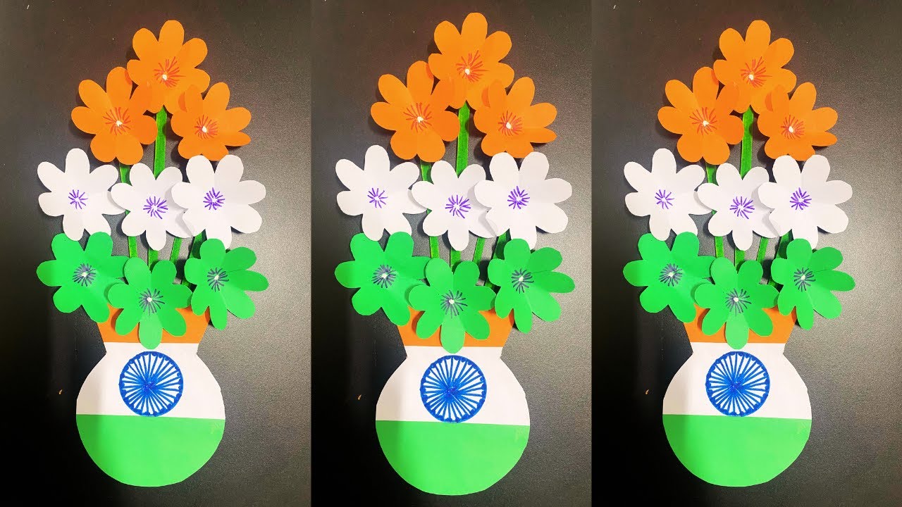 Republic day craft ideas | Tricolour craft | Republic day craft for school project 