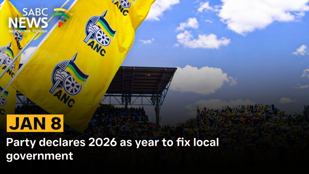 ANC Jan 8 Statement | Party declares 2026 as year to fix local government