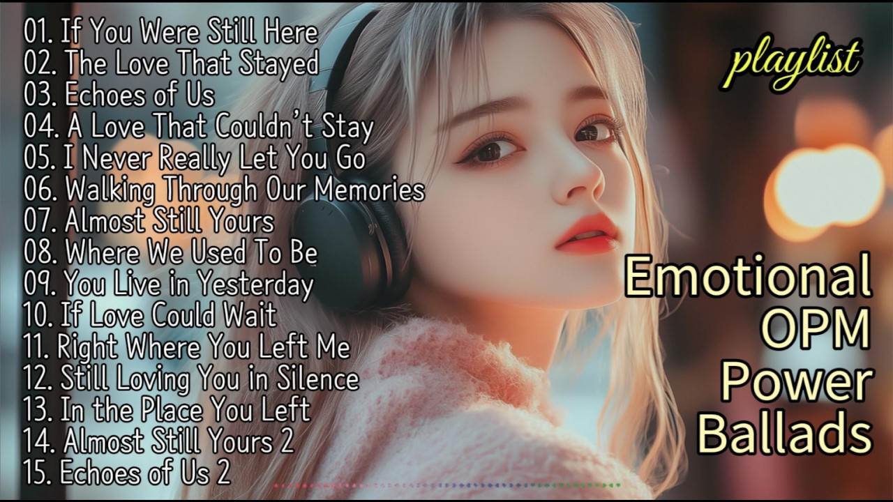 playlist |🎧 Emotional OPM Power Ballads, Soaring Love Songs That Hit Deep, Free Cafe BGM
