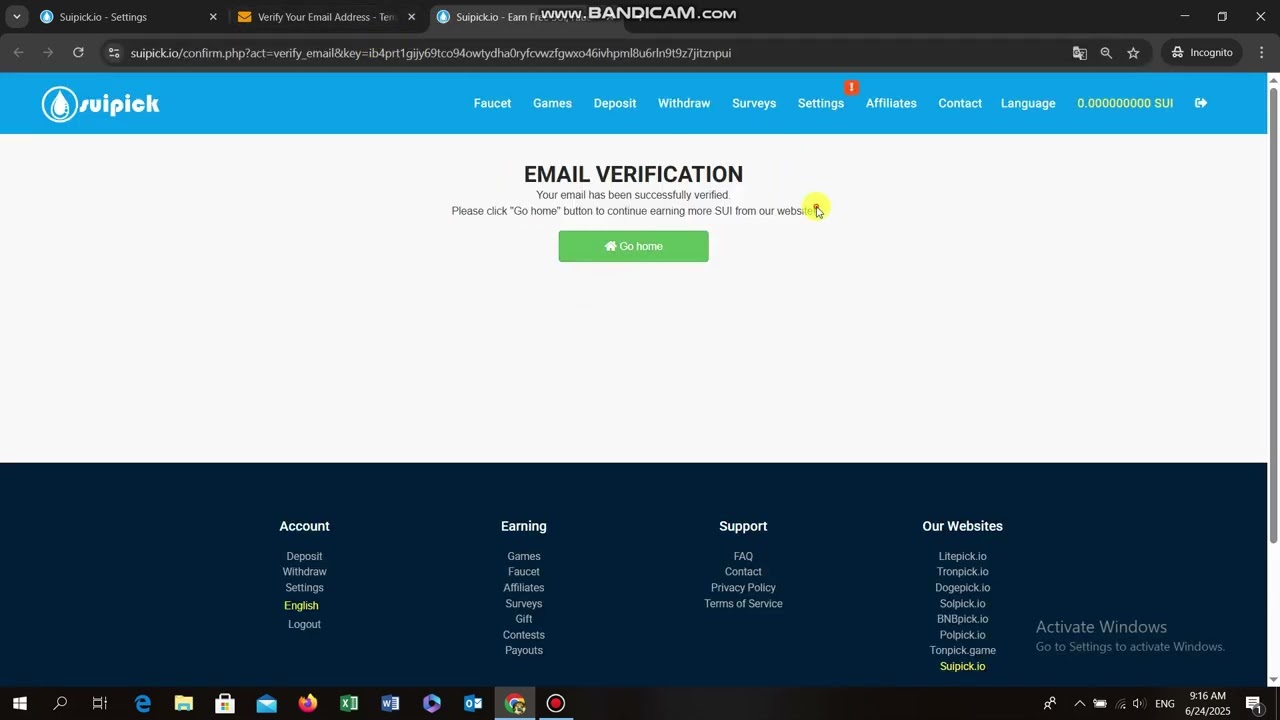suipick  new site to earn sui coin