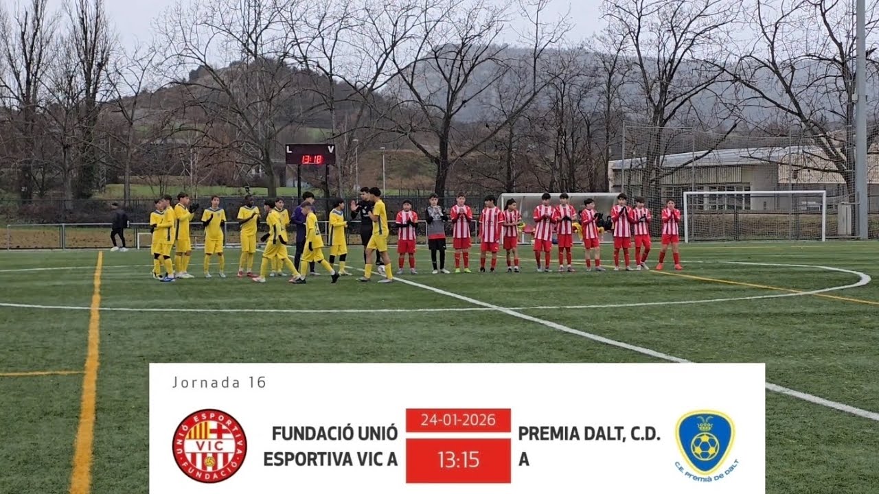 J16⚽ EMPEZAMOS LA SEGUNDA VUELTA 🔥    UEVIC 🆚 PREMIÀ DALT ⚽🔥 #futbol #football #fcf #parati #youtube