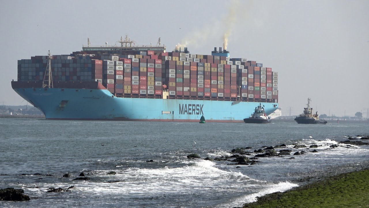 Shipspotting Rotterdam  Giant Containerships from my shipspotting videos #50