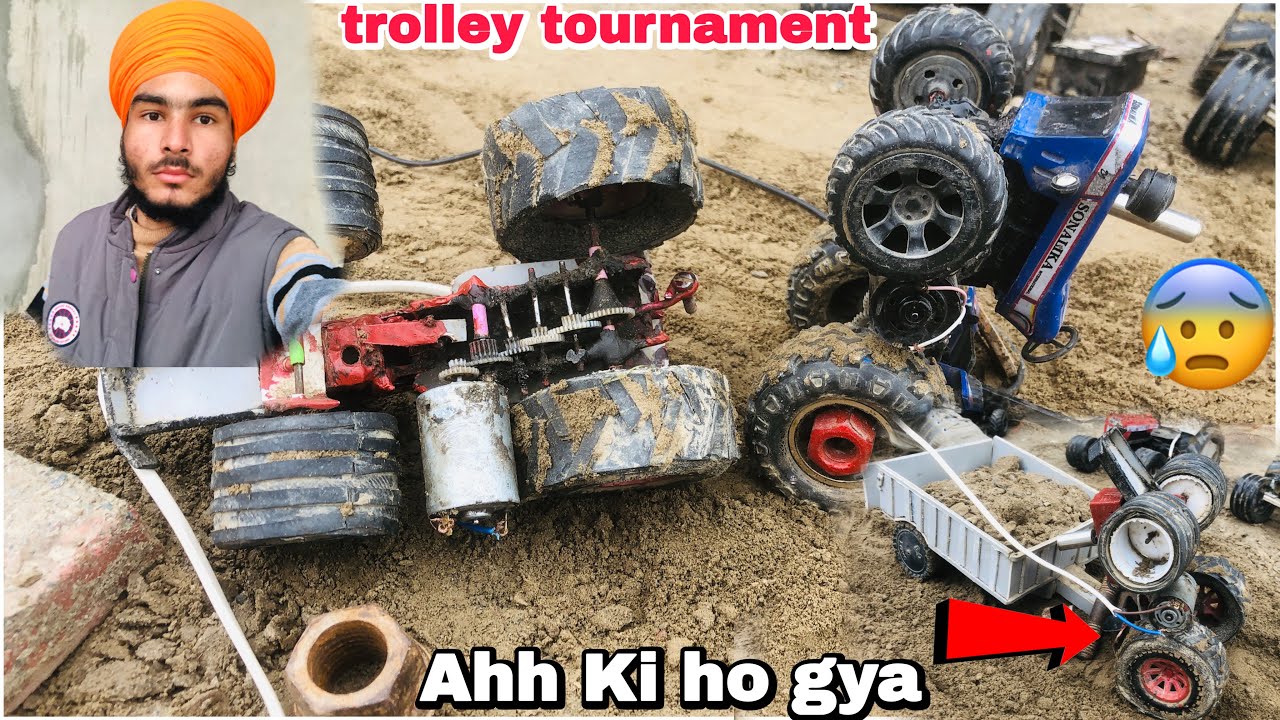 New vlog || Rc tractor trolley tournament || johndeere work start #viralvideo #new #youtube
