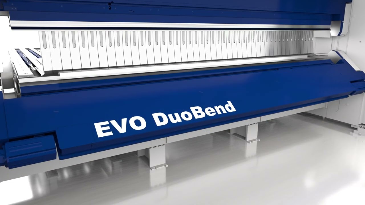 SCHROEDER sheet metal folder with two folding beams: EVO DuoBend