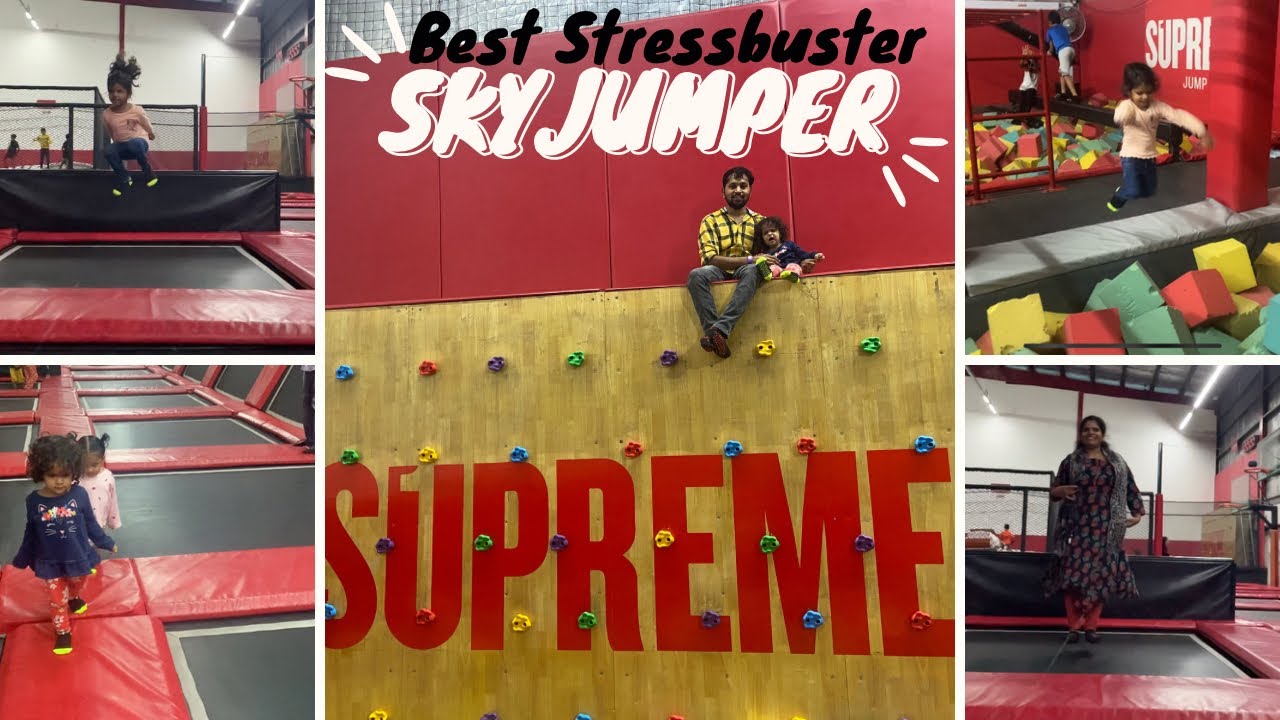 Supreme Sports Studio | Trampoline Park | Skyjumper | Stressbuster | Jump and Rebounce | Weekend fun