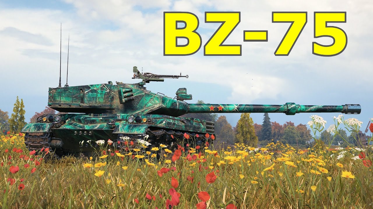 World of Tanks BZ-75 - Intense Showdown on the Hill.
