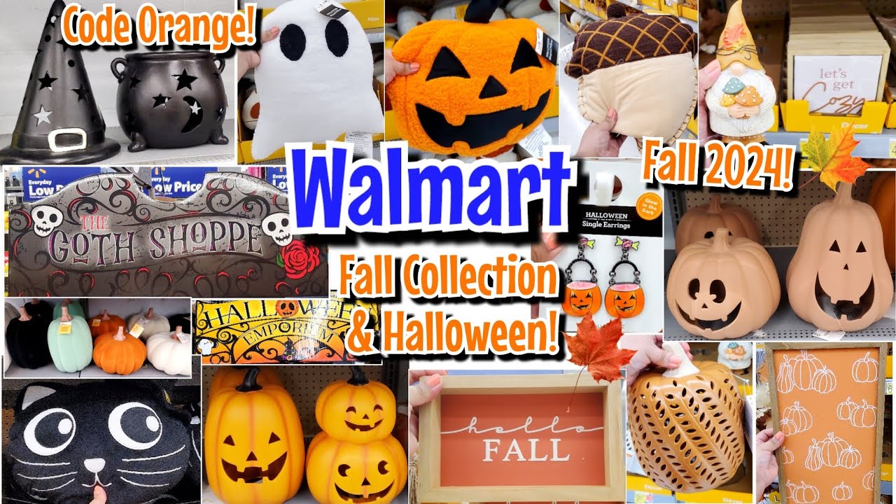 🍁AMAZING WALMART FALL & HALLOWEEN 2024 SHOP WITH ME ! CODE ORANGE 👻🧙‍♀️