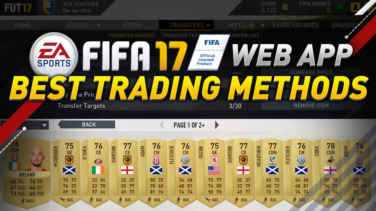 FIFA 17 - BEST EASY WEB APP TRADING METHODS TO MAKE HUGE PROFIT! | FIFA 17 ULTIMATE TEAM #WebApp