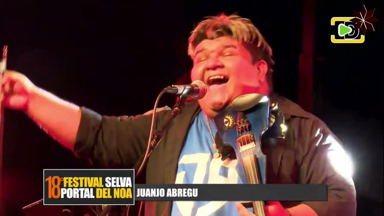 Juanjo Abregu en el 18° Festival de Selva (Santiago del Estero)
