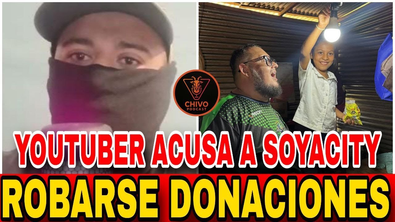 Edgar Sv Acusa a SOYACITY de Robarse las Donaciones para las Ayudas