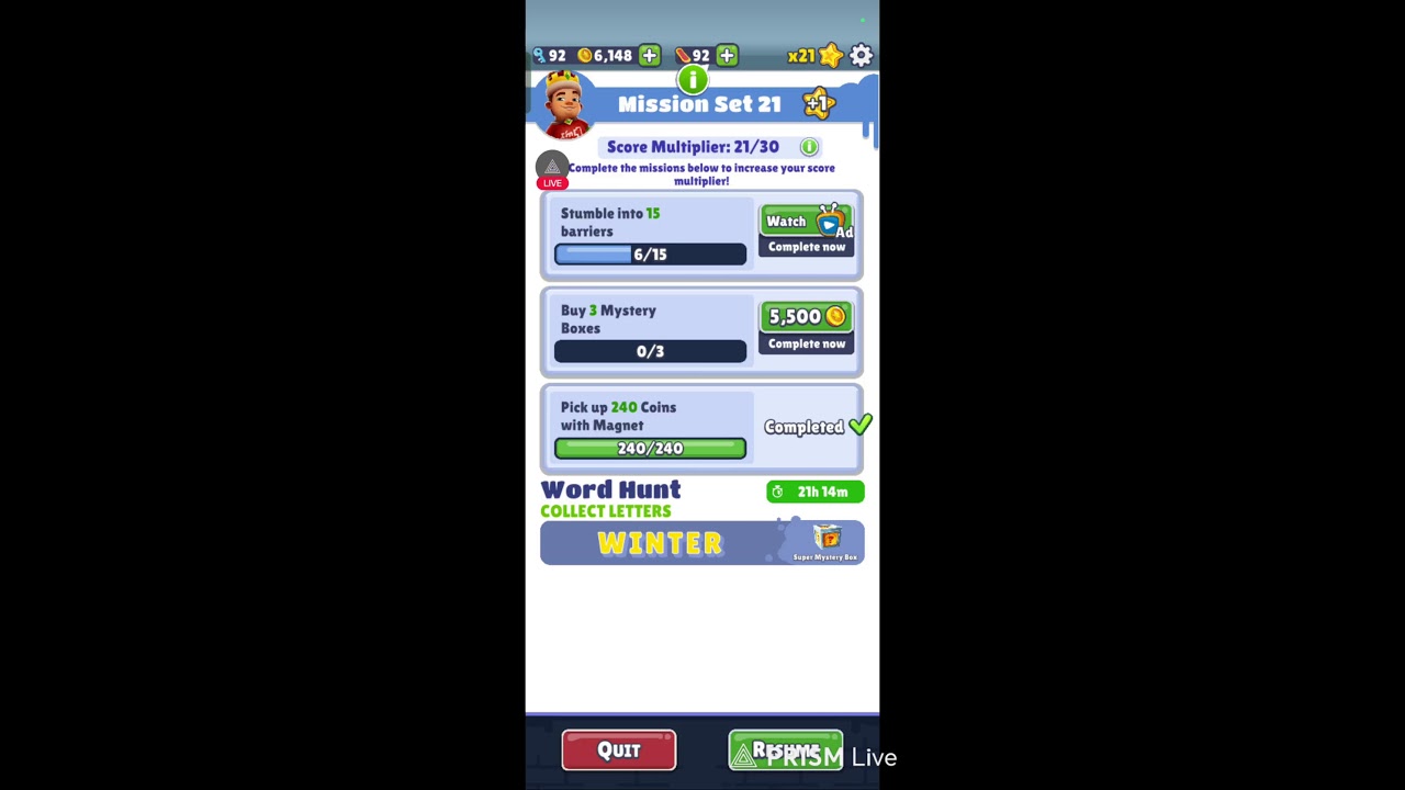 A - 11  Subway Surfers 20k coins Target  #shorts #shortslive