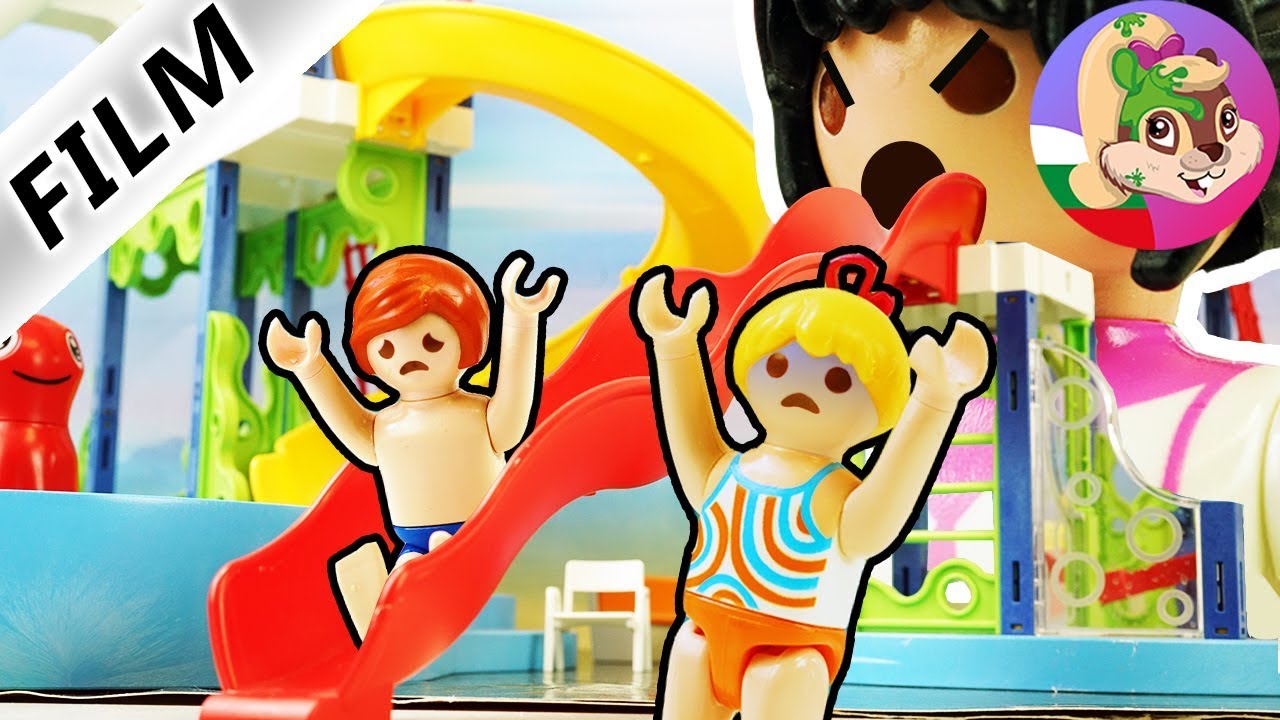 Playmobil příběh | Útěk z aquaparku | Plavčice s bazénem z lávy | Rodina Dvořákova