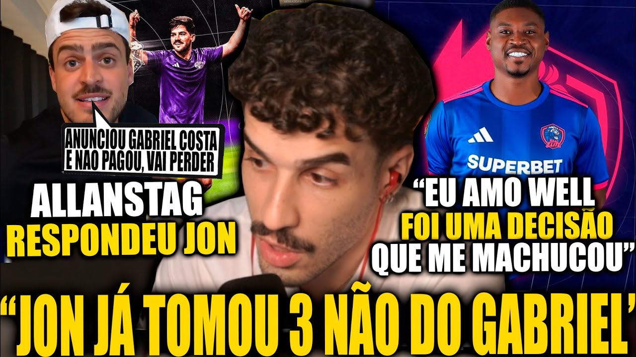 ALLANSTAG RESPONDE JON VLOGS APÓS ELE EXPLANAR QUE O DIBRADOS NÃO PAGOU A MULTA DO GABRIEL COSTA!