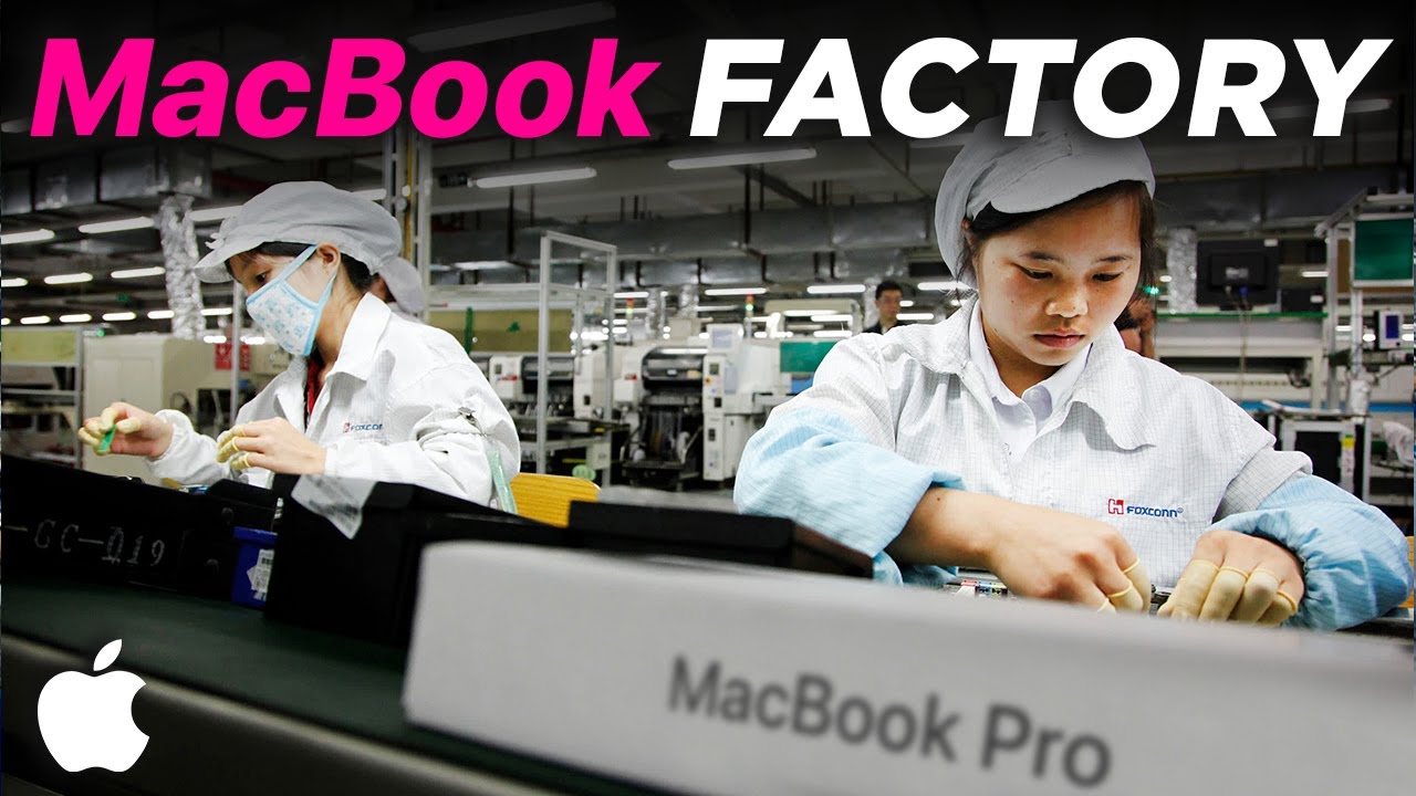Внутри БЕЗУМНОГО завода Apple по производству Macbook