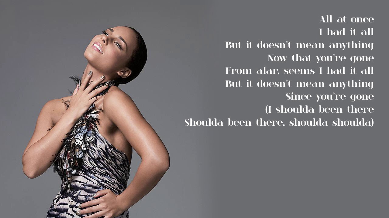 Alicia Keys - 03. Doesn't Mean Anything (Lyrics)