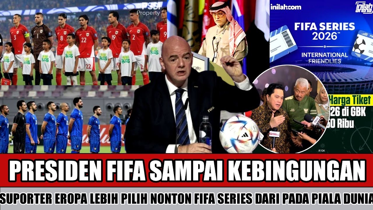 TIKET PIALA DUNIA TIDAK LAKU~SUPORTER EROPA LEBIH PILIH NONTON FIFA SERIES DARI PADA PIALA DUNIA