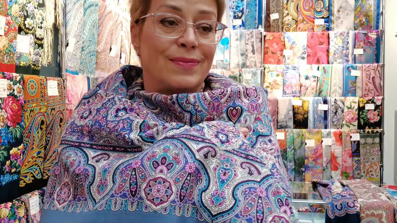 100% шерсть. Павловопосадские платки в Минске