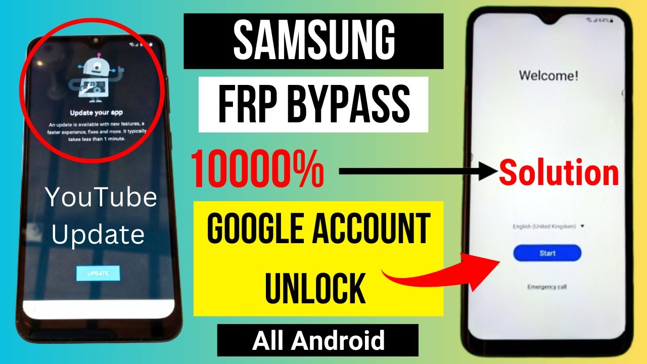 All Samsung FRP Bypass | YouTube Update Problem Solved ✅ Samsung All Android Remove Frp Lock ✔️