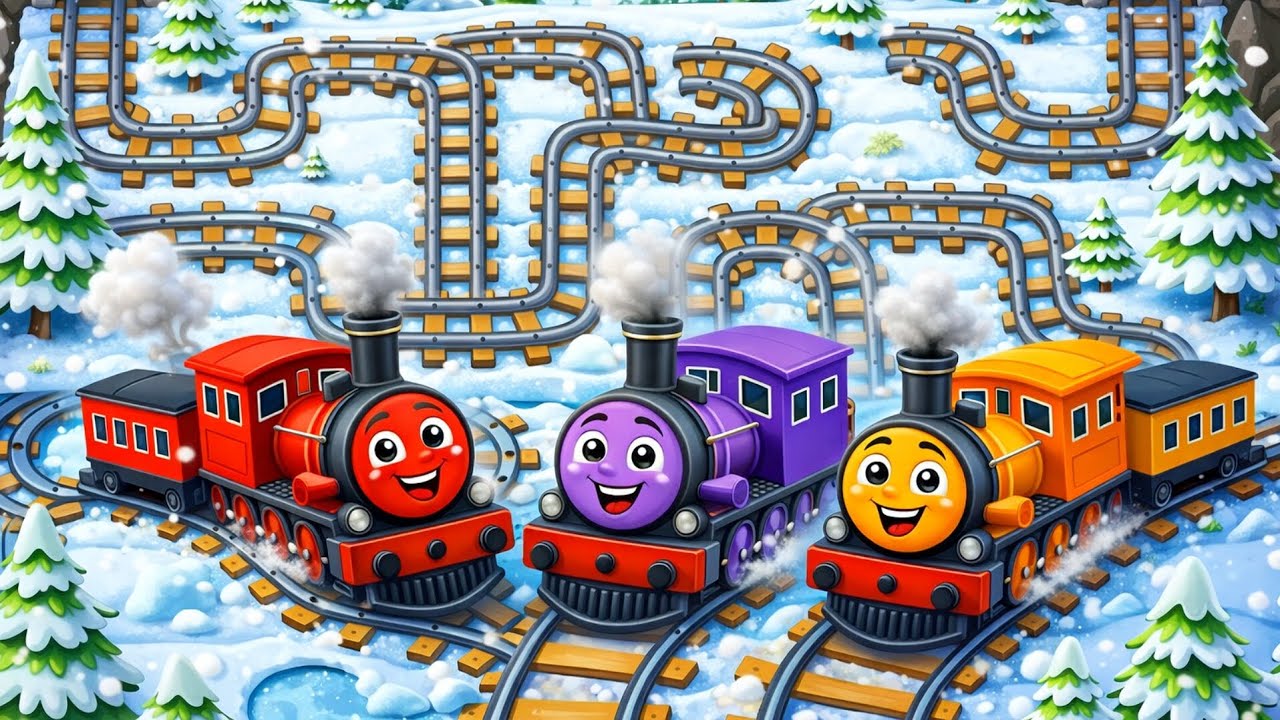 🚂 Головоломка «Поезд-экспресс» (уровень «Тундра») | Геймплей на Android, эпизод 644