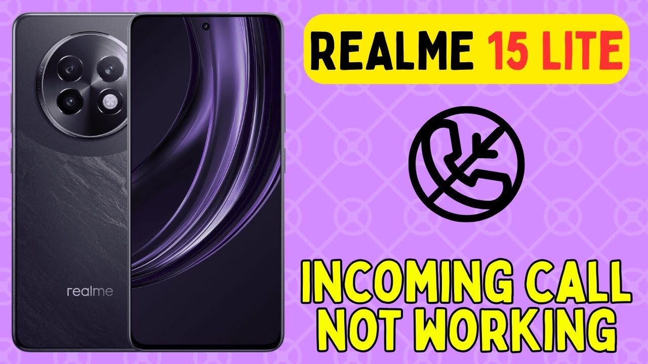 Incoming call problem Realme 15 Lite | How to solve incoming call issue || Incoming call not working