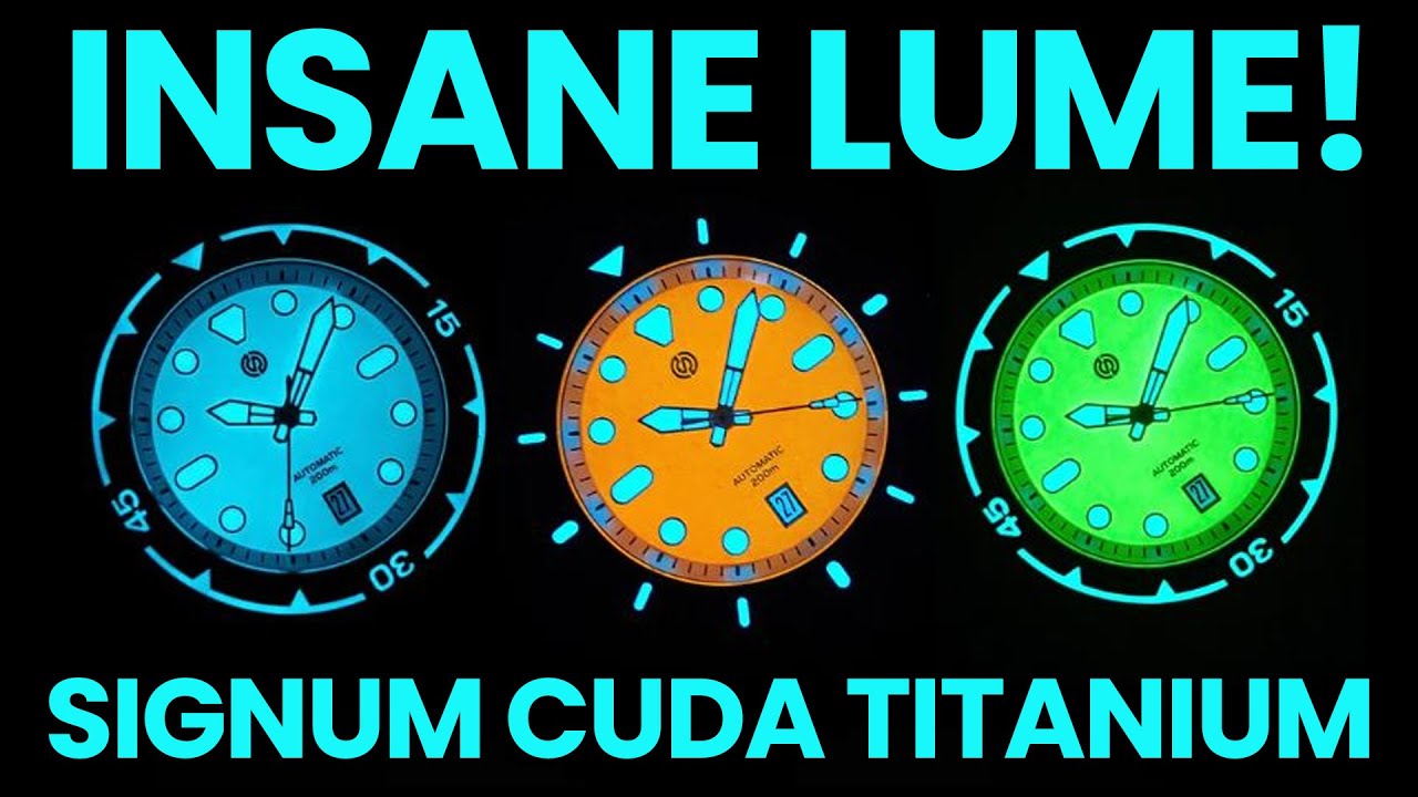 INSANE LUME! The Signum Cuda Titanium! (COMPETITION NOW CLOSED!)