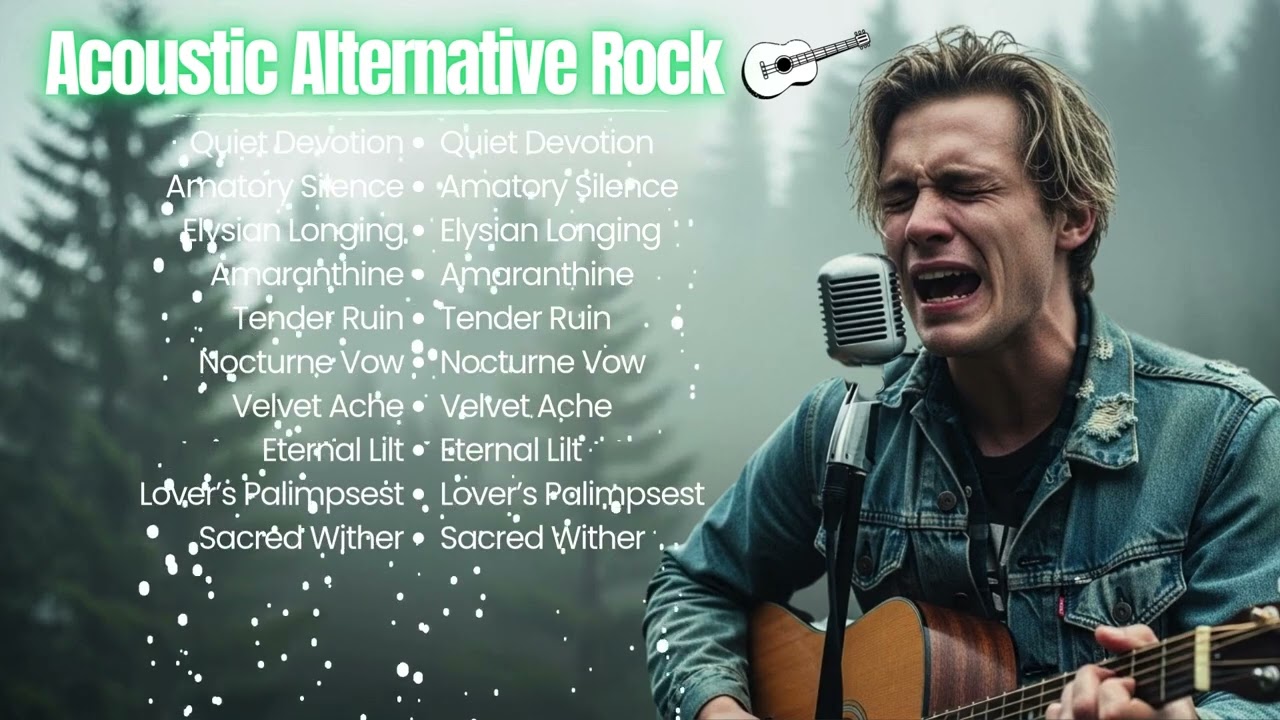 Cry Softly, Heal Slowly: Acoustic Alternative Rock