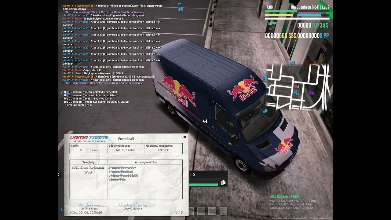 SeeMTA Las Venturas Áruszállitó Tutorial - Big D Jonhson Kalandjai.2