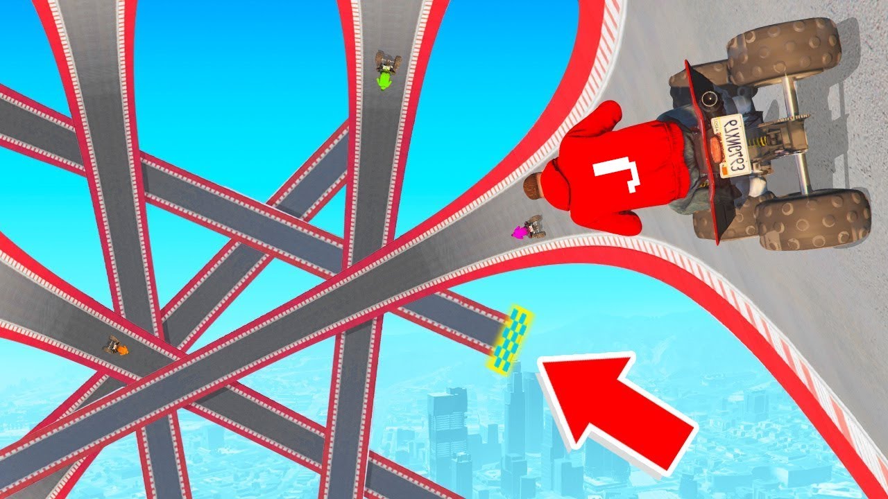 Onmogelijke Wallride Laat Ons Niet Finishen! (GTA 5 Races)