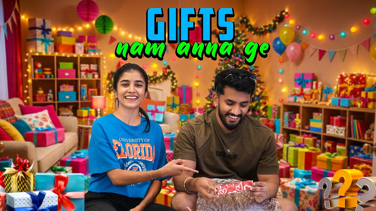 Nam Anna ge yava gift ista aytu?🎁 #madhugowda #nikhilnishavlogs
