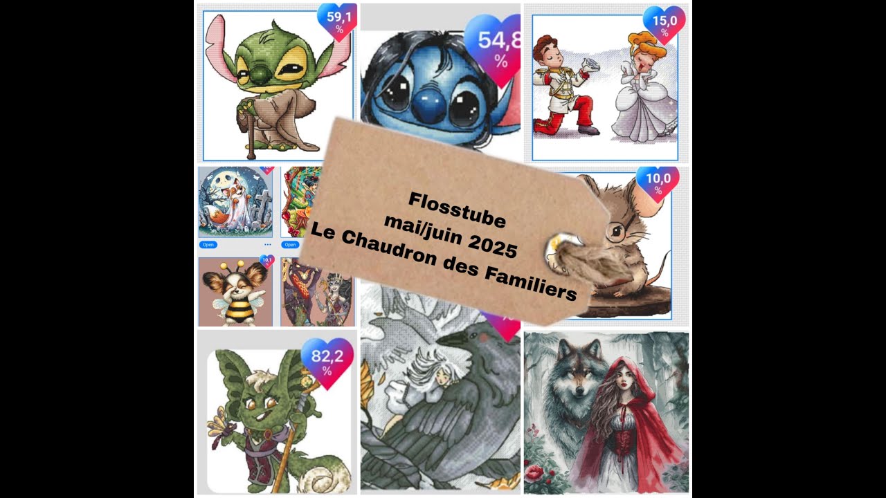 Flosstube n°6 du Chaudron des familiers - mai/juin 2025
