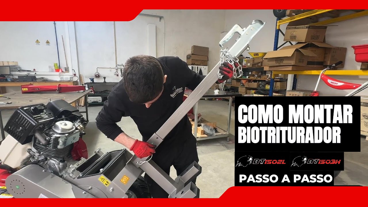 Montagem passo a passo do Biotriturador Donker’s BT1502L / BT1503H