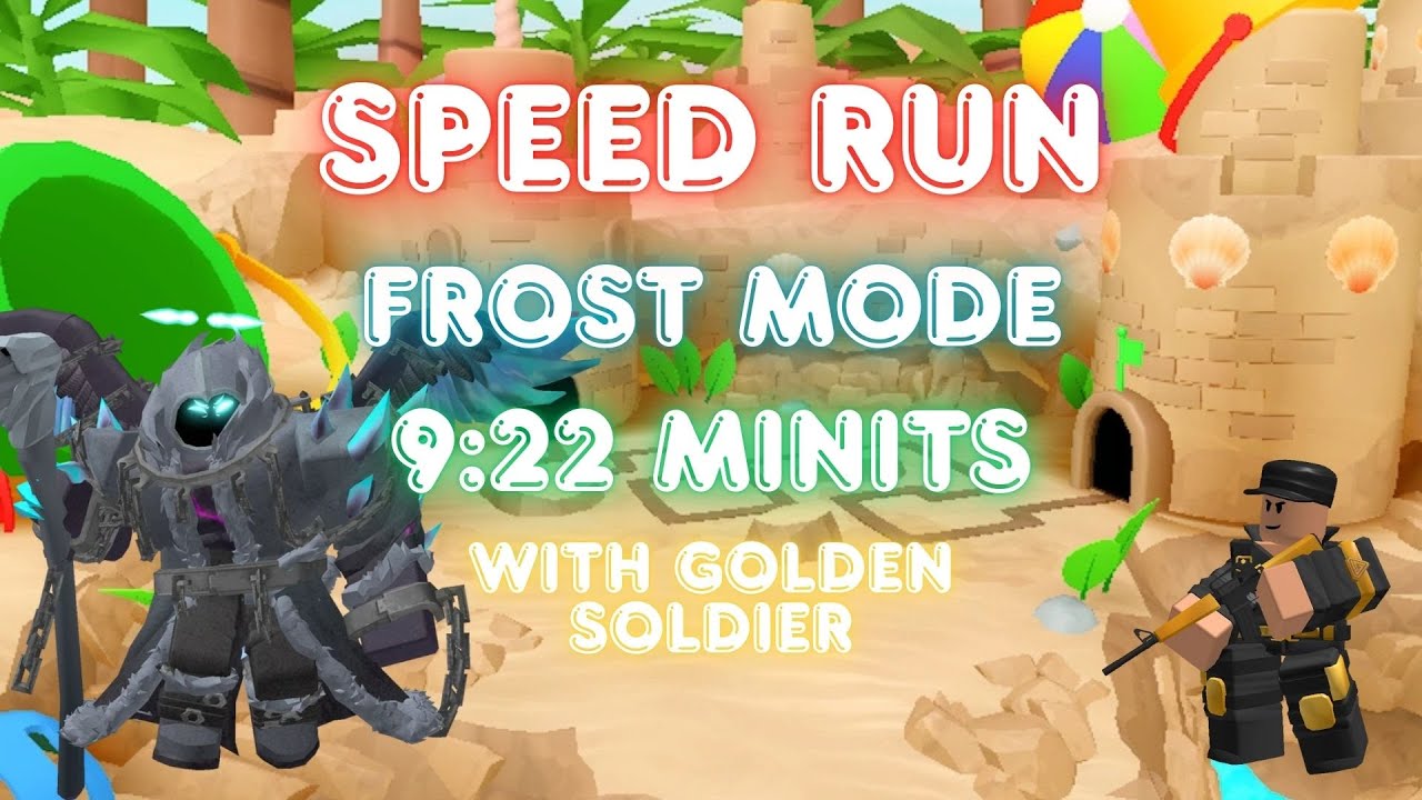 tds solo speed run frost mode 9:22 mins