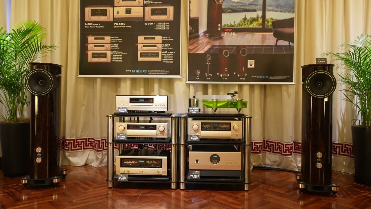 TAA 2024 - 台笙 - ② Accuphase 金嗓子 DP-770, C-2300, P-4600, PS-1230 / Fyne Audio F1-8S