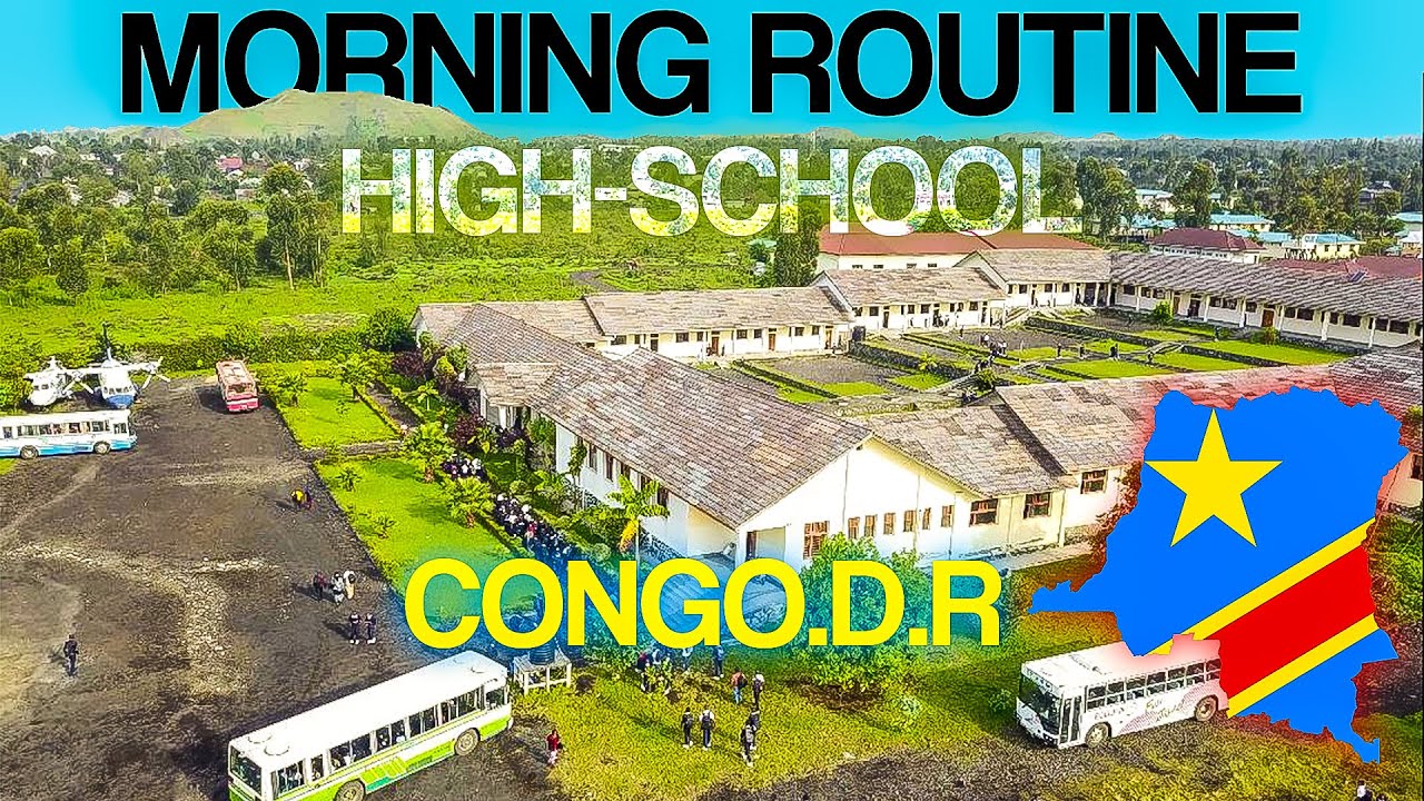 See the Morning Routine of Congo 🇨🇩 High School 📚