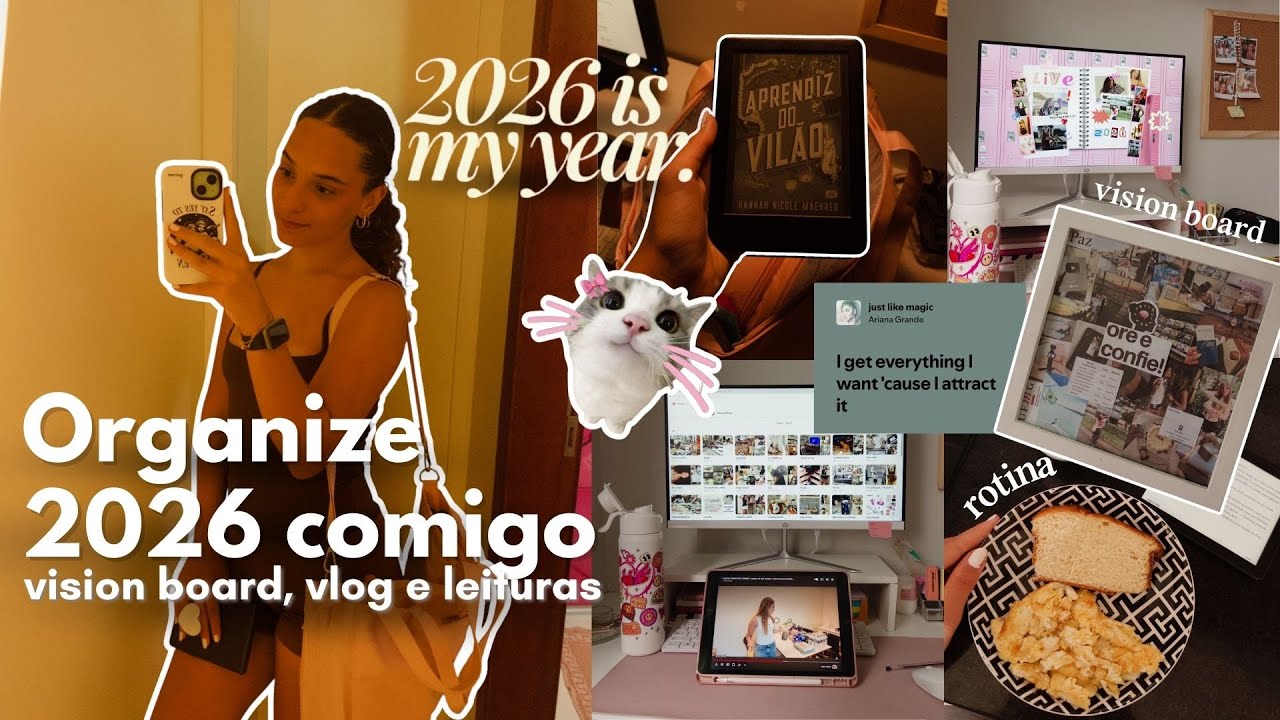 organizando a vida para 2026 | meu vision board, metas pra 2026, notion & rotina  ☀️✨🧘‍♀️