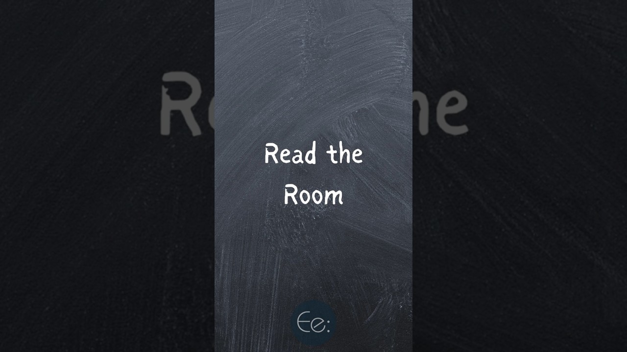 Read the Room 👀🧠 What Does It Mean? English Explained #phrases #expression #meaning #idioms #esl