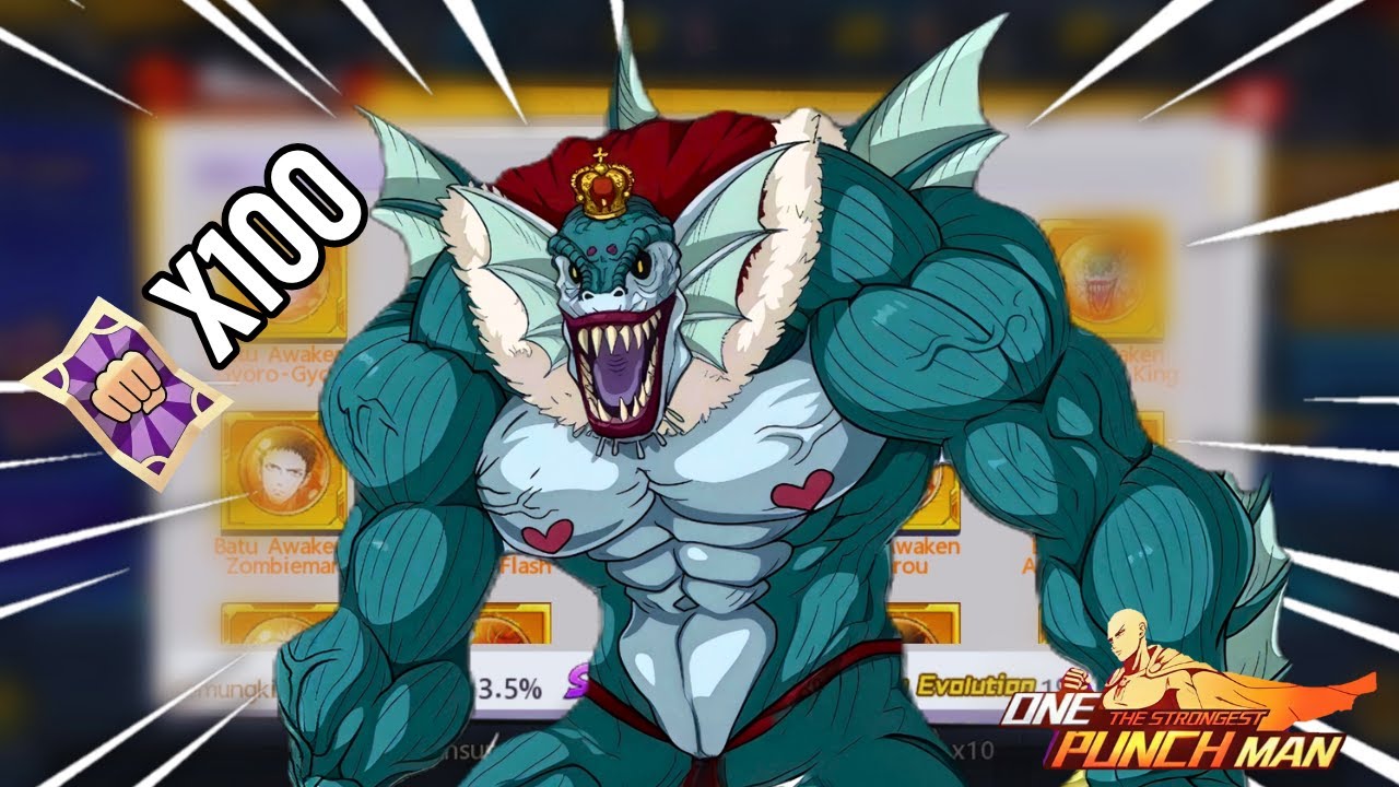 GACHA 100 TIKET UNGU DEMI MENDAPATKAN KARAKTER SSR+ DI SERVER BARU - ONE PUNCH MAN:The Strongest
