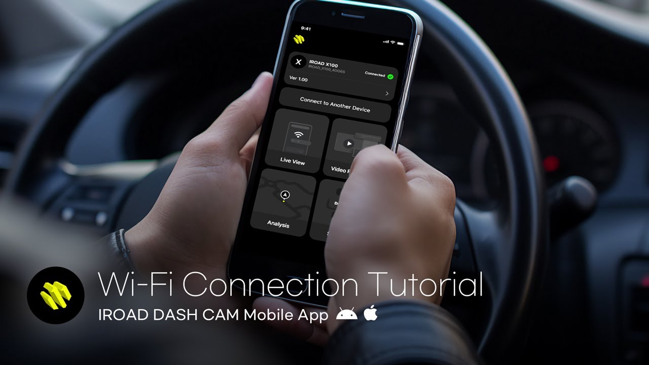 IROAD DASH CAM Mobile App: Wi-Fi Connection Tutorial (Android | iOS)