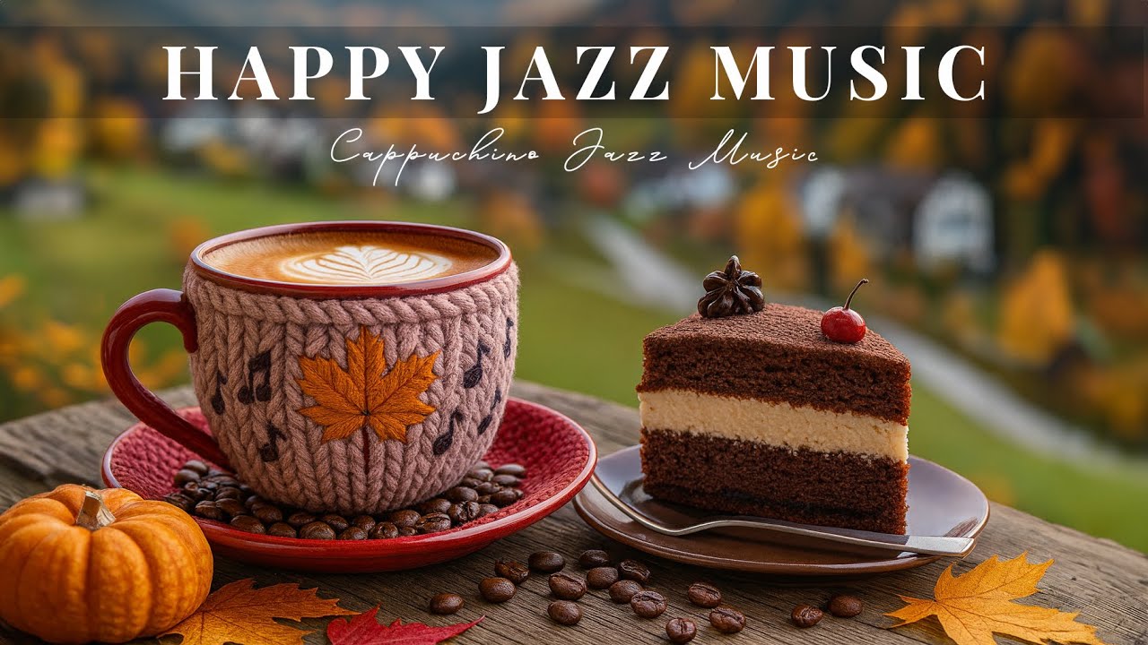 Happy October Fall Jazz ☕ Relaxing Lightly Coffee Jazz & Bossa Nova Instrumental for Positive Moods